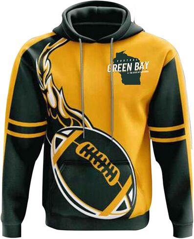 Football Hoodies City Sweatshirts Fans Gifts Casual Hooded Collar Drawstring Long Sleeve Hoodie Pullover for Men Women S-3XL in Saudi Arabia