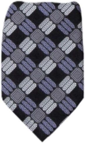 Basilio XL-ZIP-12817 - Mens XL Zipper pre made Pattern Extra Long Zipper Designer Necktie in Saudi Arabia