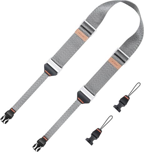 K&F CONCEPT 45mm Camera Neck Strap Silver in Saudi Arabia
