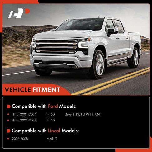 مجموعة A-Premium مكونة من 4 قطع، وصلة كروية سفلية أمامية، طرف قضيب ربط خارجي، متوافق مع Ford F-150 2004-2008، Lincoln Mark LT 2006-2008 in Saudi Arabia