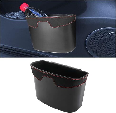 AUCELI Car Trash Can, Dustbin Container for Auto Seatback, Hanging Mini Car Garbage Bin, Portable Rubbish Waste Basket Storage Organizer with Clip, Interior Accessories for Vehicle Home Office in Saudi Arabia