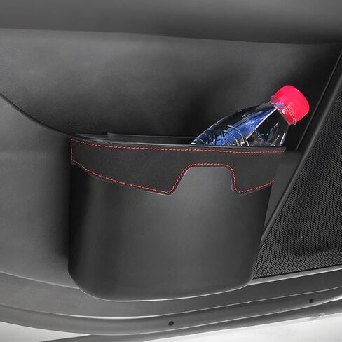 AUCELI Car Trash Can, Dustbin Container for Auto Seatback, Hanging Mini Car Garbage Bin, Portable Rubbish Waste Basket Storage Organizer with Clip, Interior Accessories for Vehicle Home Office in Saudi Arabia