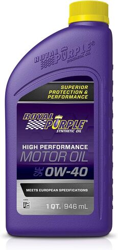 Royal Purple (06484-6PK API-Licensed Heavy Duty SAE 0W-40 High Performance Synthetic Motor Oil - 1 Quart, (Case of 6) in Saudi Arabia