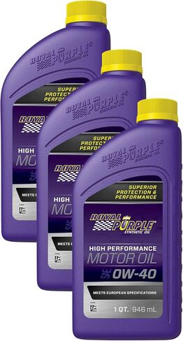 Royal Purple (06484-6PK API-Licensed Heavy Duty SAE 0W-40 High Performance Synthetic Motor Oil - 1 Quart, (Case of 6) in Saudi Arabia