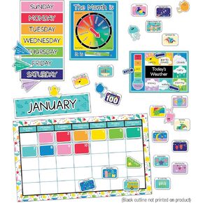 Carson Dellosa Kind Vibes Bulletin Board Set-This is One Bright Bunch Motivational Header with Sunglasses and Sun Cutouts, Bulletin Board Decor (39 pc)
