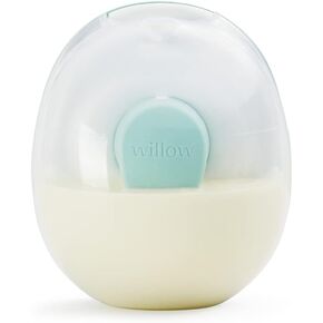 Wearable Breast Pump, Willow Go Double Electric Breast Pump, Cordless, Hands Free Breast Pump with 9 Levels of Hospital Grade Suction Strength, App Compatible & Fits Fully in Bra, 21mm & 24mm Flange