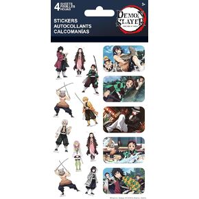 Demon Slayer - Standard Stickers - 4 Sheet Standard Stickers - 4 Sheet