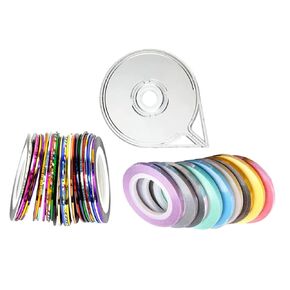 Line Striping Tape for tumblers Making epoxy Cup Decoration Projects Stickers with Dispenser case Holographic DIY Tumbler Crafts Self-Adhesive Decal