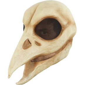 Ghoulish Productions Raven Skull Mask, Raven Mask Masquerade. Raven Skull Mask For Halloween. Full Head Skull Mask. Skull Latex Mask Full Face. Skulls Line. Adult Mask. One Size Latex Mask