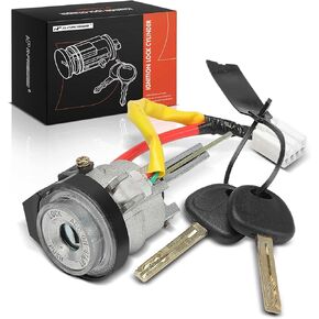 A-Premium Ignition Lock Cylinder with 2 keys Compatible with Kia Vehicles - Optima 2010, Replace# 819002GF00