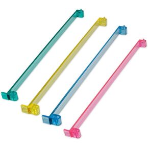 Color Acrylic Mahjong Pushers 18'' Set of 4 by C&H Solutions