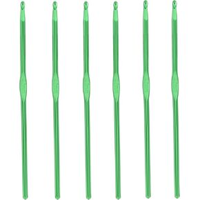Cionyce 6 Pack Aluminum Crochet Hook 4mm US Size G (Size 6) Crochet Needle for DIY Craft Yarn Knitting Needles