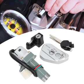Ignition Key Switch for Hawk 250,Motorcycle Ignition Lock Cylinder for Hawk 250cc