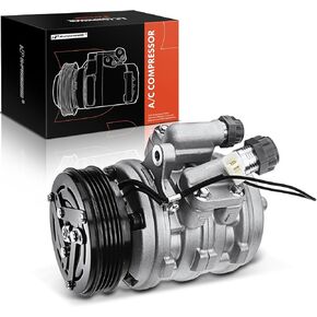 A-Premium A/C Compressor with Clutch Compatible with Suzuki X-90 1996-1998, Sidekick, Swift Geo Metro, Tracker, 1.0L 1.3L 1.6L