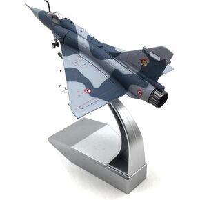 Enatuther 1/100 Mirage 2000 Fighter Military Aircraft Model Fighter Aeroplane Metal Attack Plane for Home/Office Decor