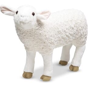 Melissa & Doug Giant Sheep - Lifelike Stuffed Animal (nearly 2 feet tall)
