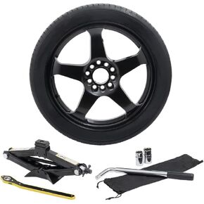 Complete Compact Spare Tire Kit With Carrying Case - Fits 2015-2024 Tesla Model X - Modern Spare