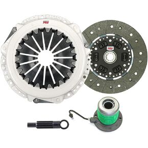 ClutchMaxPRO Heavy Duty OEM Clutch Kit with Flywheel with Slave Cylinder Compatible with 2005 2006 2007 2008 2009 2010 Ford Mustang 4.0L SOHC 6cyl (CP07193HDWS-FW167749-CK)