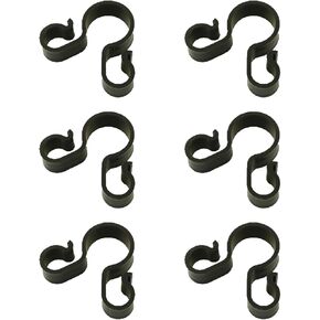 6PCS Champagne Cake Candle Holder Double Rack Double Hole Champagne Bottle Holder Bar Bottle Holder Champagne Sparkler Holder Double Hole for Christmas Birthday Large Party Black