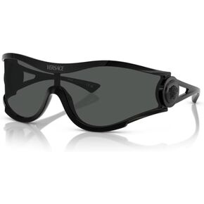 Versace VE4475 Shield Sunglasses for Men for Women + BUNDLE With Designer iWear Complimentary Eyewear Kit