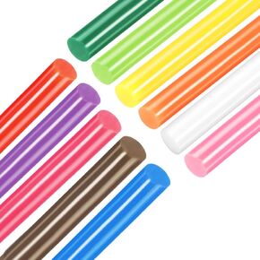 uxcell 22pcs Hot Glue Sticks for Glue Gun 7mm/0.28-inch x 10-inch Mini Hot Melt Adhesive Glue Stick Colorful