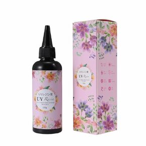 100g UV Resin Clear, Crystal Clear Hard Ultraviolet Curing Epoxy Resin, Premixed Resin UV Transparent Solar Activated Glue for DIY Jewelry Making, Craft Decoration