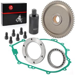 Flywheel Puller & Starter Clutch kit Idler Gear One Way Bearing W/Gasket For YAMAHA Grizzly 350 Bruin 350 Wolverine 350