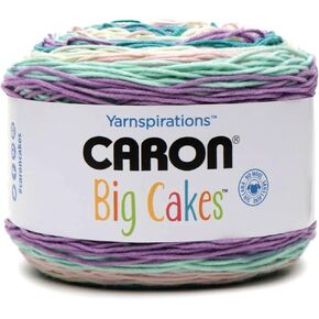 Caron Big Cakes Self Striping Yarn 603 yd/551 m 10.5oz/300 g (Boysenberry) (Boysenberry) in Kuwait