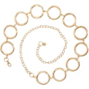 INSANEY Women Trendy Metal Link Waist Chain Waist Belt Long Tassel dress decoration Charm Belly Chains Waistbands Body Jewelry