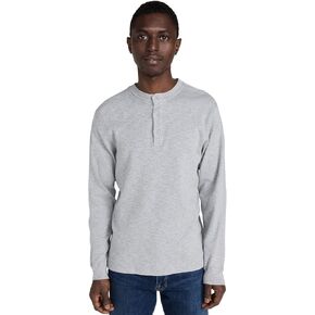 Men's Slub Long Sleeve Henley Tee