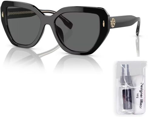 نظارة شمسية Tory Burch TY7194U Cateye للنساء + حزمة مع مجموعة نظارات مجانية من Designer iWear in Saudi Arabia