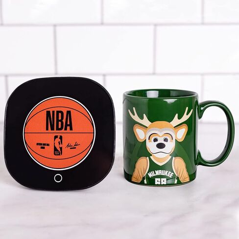 Uncanny Brands NBA Philadelphia 76ers Logo Mug Warmer with Mug – Keeps Your Favorite Beverage Warm - Auto Shut On/Off in Saudi Arabia