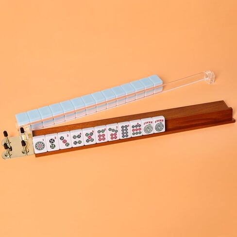 أدوات دفع بلاط ماجونج الأمريكية - مجموعة مكونة من 4 قطع، ملحقات ماجونج الأمريكية، 45.72 سم، أدوات دفع بلاط ماجونج من الأكريليك الشفاف in Kuwait