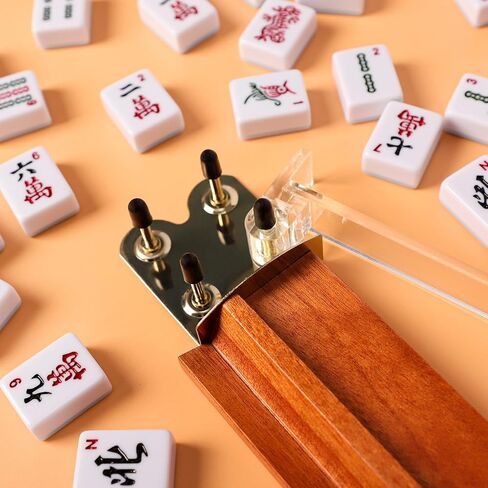 أدوات دفع بلاط ماجونج الأمريكية - مجموعة مكونة من 4 قطع، ملحقات ماجونج الأمريكية، 45.72 سم، أدوات دفع بلاط ماجونج من الأكريليك الشفاف in Kuwait