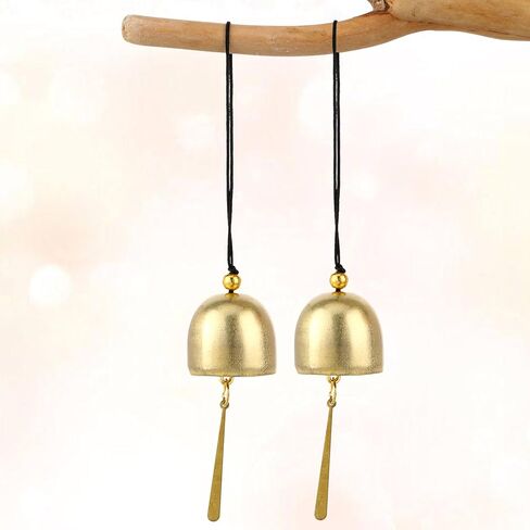 3 عبوات من أجراس التعليق الصغيرة المطلية بالذهب وأجراس الديكور لمقبض الباب، وأجراس خيمة التخييم، وأجراس جلجل صغيرة لأصحاب المتاجر لفتح الباب، وجرس معلق معلق in Kuwait