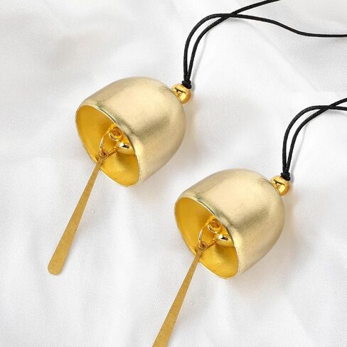 3 عبوات من أجراس التعليق الصغيرة المطلية بالذهب وأجراس الديكور لمقبض الباب، وأجراس خيمة التخييم، وأجراس جلجل صغيرة لأصحاب المتاجر لفتح الباب، وجرس معلق معلق in Kuwait