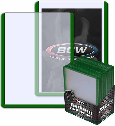 BCW 1-TLCH-BK 3 X 4 Topload Card Holder Black Border in Saudi Arabia