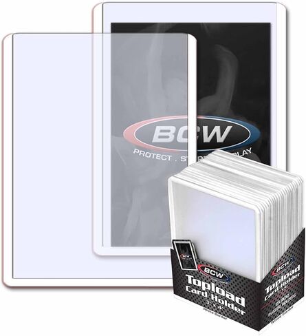 BCW 1-TLCH-BK 3 X 4 Topload Card Holder Black Border in Saudi Arabia