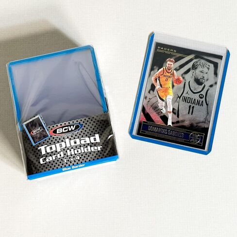BCW 1-TLCH-BK 3 X 4 Topload Card Holder Black Border in Saudi Arabia