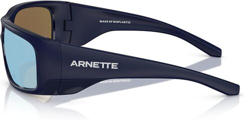 ARNETTE Man Sunglasses Black Matte Top/Shiny Frame, Polar Grey Lenses, 62MM in Kuwait