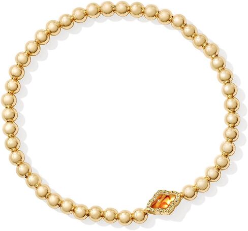 Kendra Scott Abbie Beaded Stretch Brass Bracelet, Fashion Jewelry for Women in Saudi Arabia