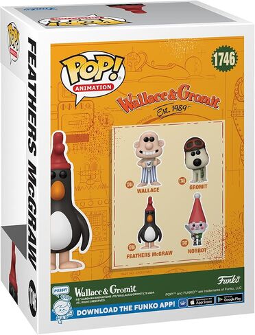 Funko Pop! Movies: Wallace & Gromit - Feathers McGraw in Saudi Arabia