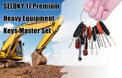 مجموعة المعدات الثقيلة المكونة من 17 مفتاحًا/مجموعة البناء تناسب JD John Deere Komatsu، Kubota، Yanmar، Daewoo، Hyster، Takeuchi والمزيد. in Saudi Arabia