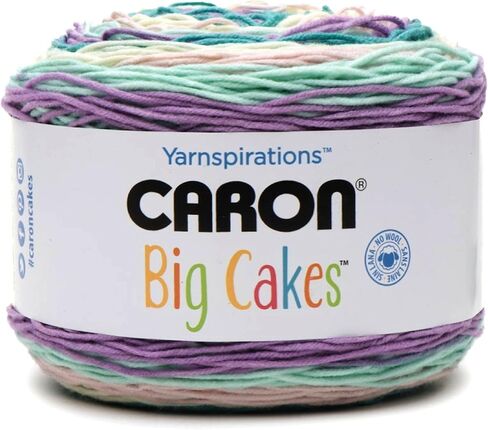 Caron Big Cakes Self Striping Yarn 603 yd/551 m 10.5oz/300 g (Boysenberry) (Boysenberry) in Kuwait