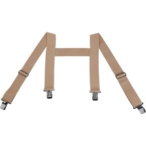 GNEGNI 2'' Wide Suspenders for Men, Adjustable Men's Suspenders/Harness, Heavy Duty H-Back Suspenders with Metal Clips