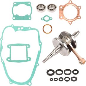 munirater Engine Kit Crankshaft Bearings Complete Gasket Replacement for Blaster 200 YFS200