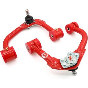 Front Upper Control Arms for 2004-2024 Ford F150, 1-4" Lift Tubular Control Arms Replacement OEM, Adjustable Ball Joints, Polyurethane Bushings