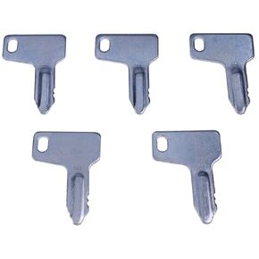 Solarhome 5pcs Ignition Keys AT110583 RG60472 933110-00301 Key 301 for Yanmar SV08-1 SV100 SV100-1 Mini- Excavators YB301 YB351 B14 B22-2 B7-3 SV100 VIO17 CBL40 V3-3 V4-5
