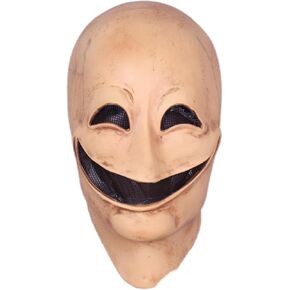 SOONHUA Smiling Face Alien Head Creepy Halloween Creepy Costume for Masquerade Cosplay Costume