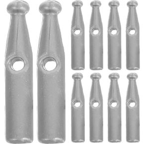 10Pcs Umbrella Tail Beads Replacement Umbrella Bone Covers Universal Umbrella End Tips Umbrella Parts for Folding and Straight Umbrellas